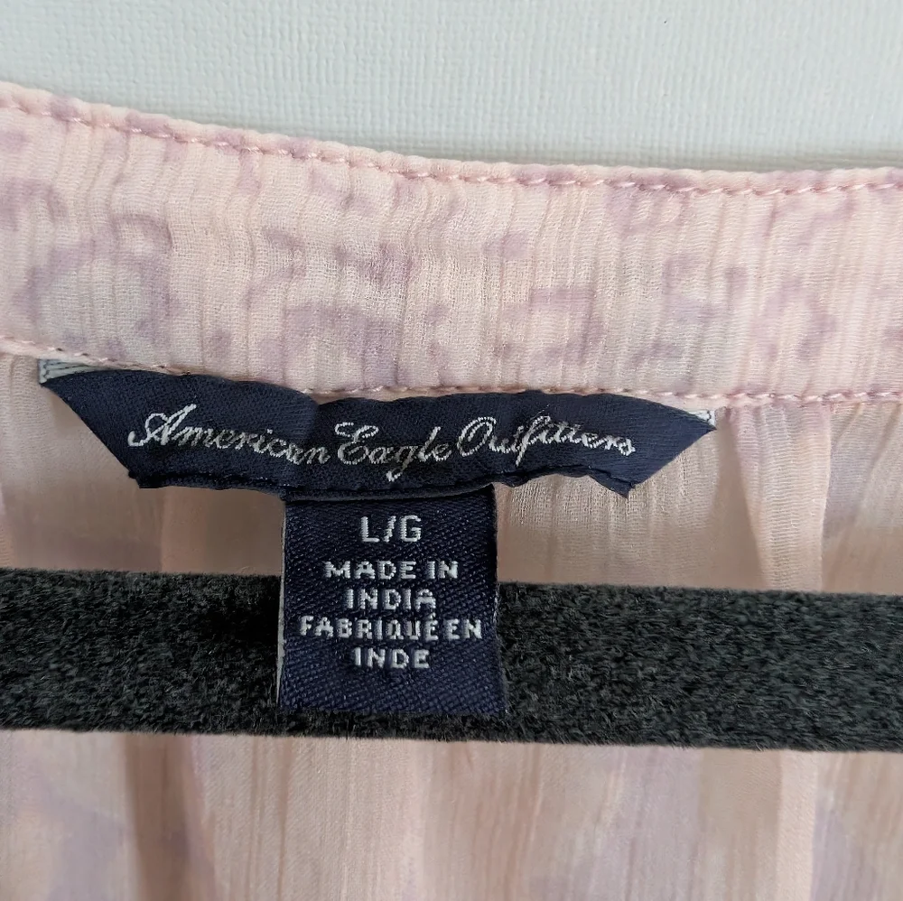 American Eagle Women's Large Sheer Top - Picture 4 of 6